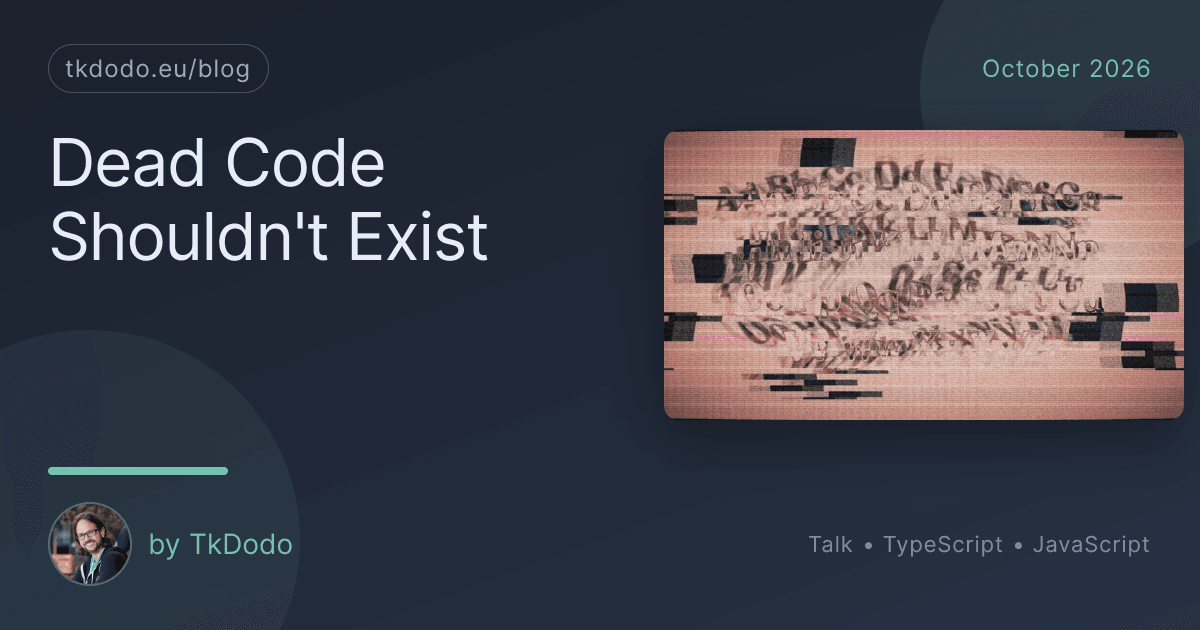 Dead code não deveria existir