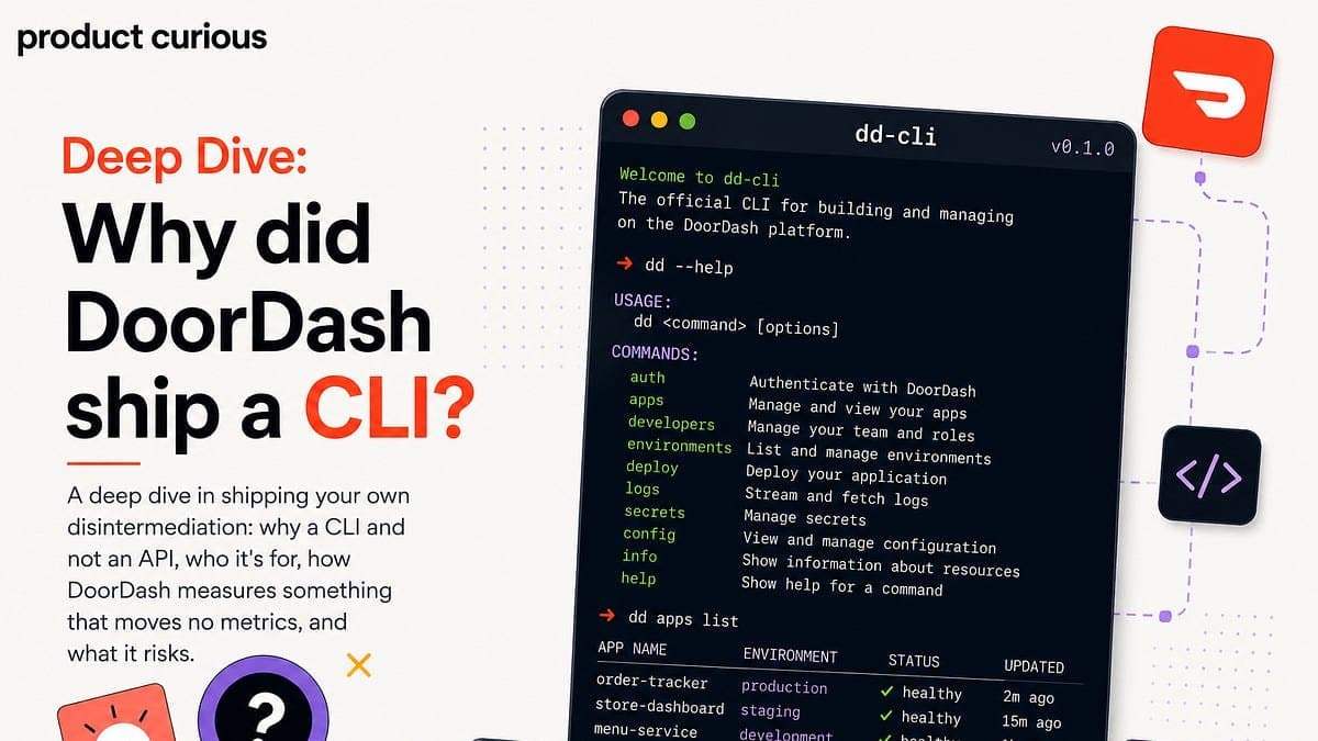 Por que a DoorDash lançou uma CLI?