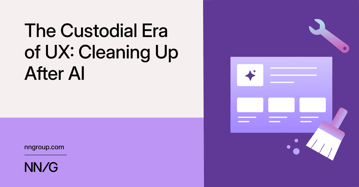 A era da "custódia" do UX: Lidando com a dívida técnica gerada pela IA