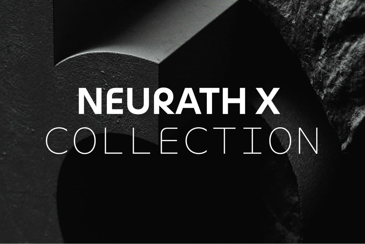 René Bieder’s Neurath X is a geometric typeface made for the age of AI