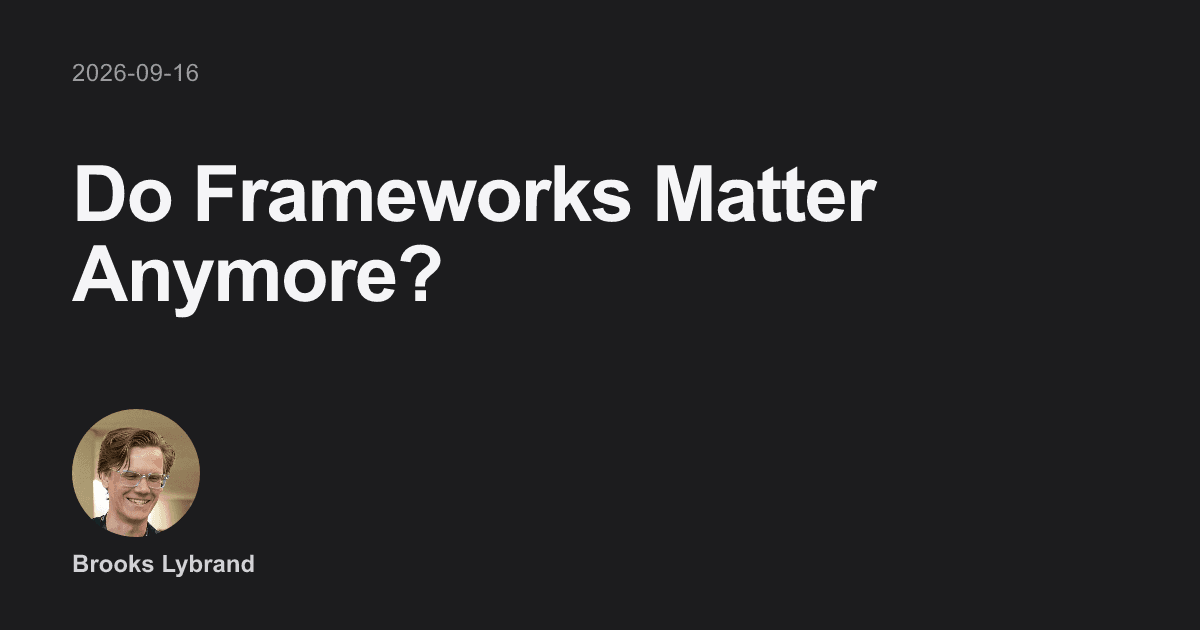 A relevância dos frameworks na era do desenvolvimento assistido por IA