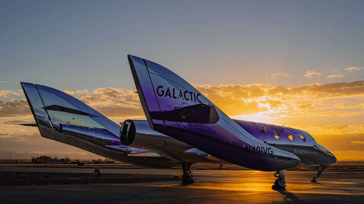 A última grande esperança do turismo espacial acaba de chegar à pista no Arizona