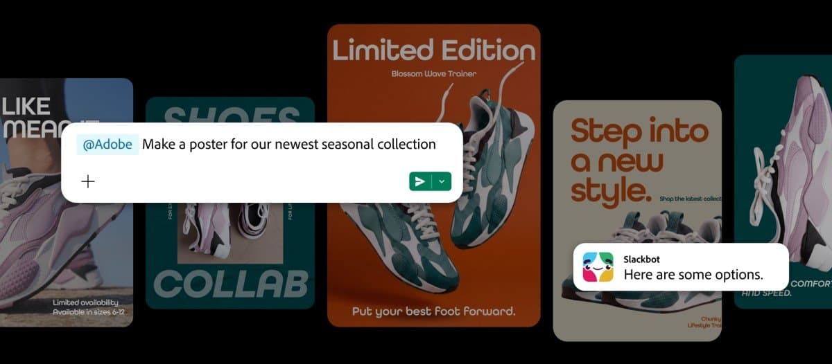 Adobe integra mais de 70 ferramentas de seus produtos no Slack via MCP