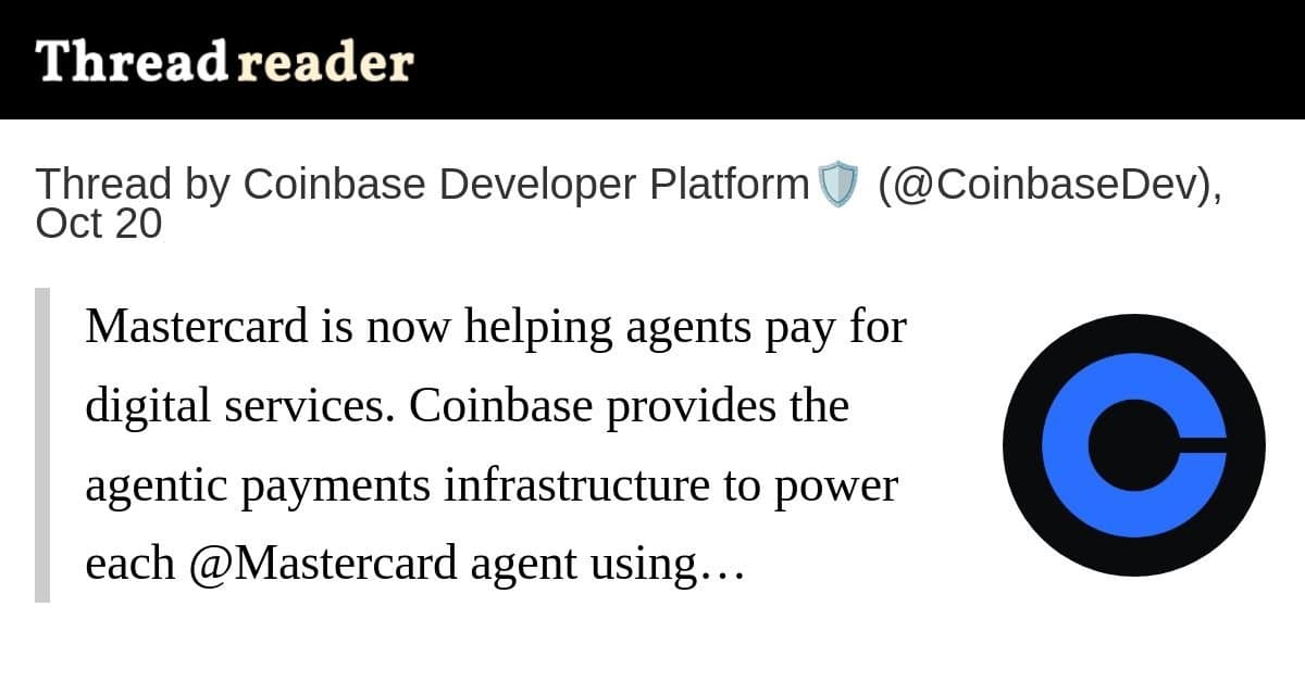 Agentes de IA da Mastercard já podem pagar por serviços digitais via x402, da Coinbase