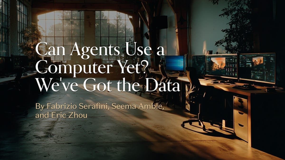Agentes de IA já podem usar um computador? Temos os dados