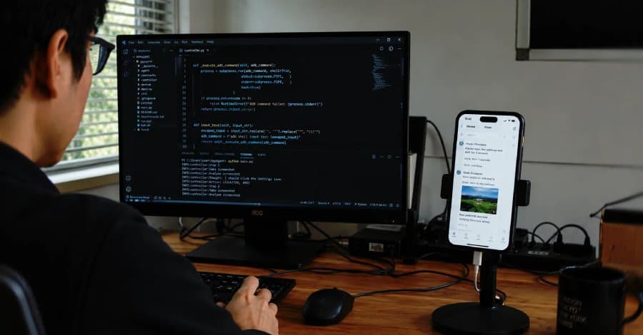 Agentes de IA Open-Source no Android podem executar código via texto invisível em PCs hospedeiros