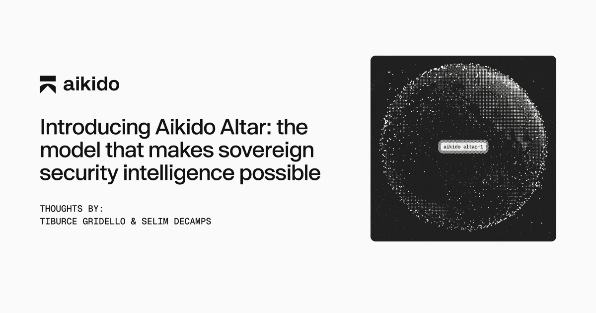Aikido Altar: IA open-weight para segurança soberana