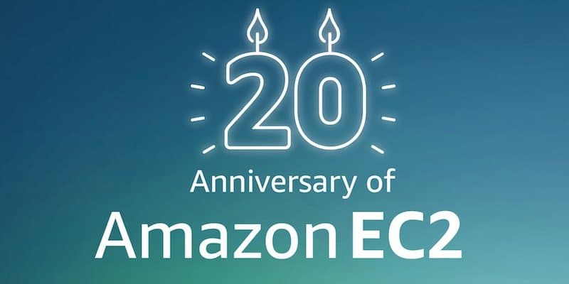 Amazon EC2 comemora 20 anos de inovação em nuvem
