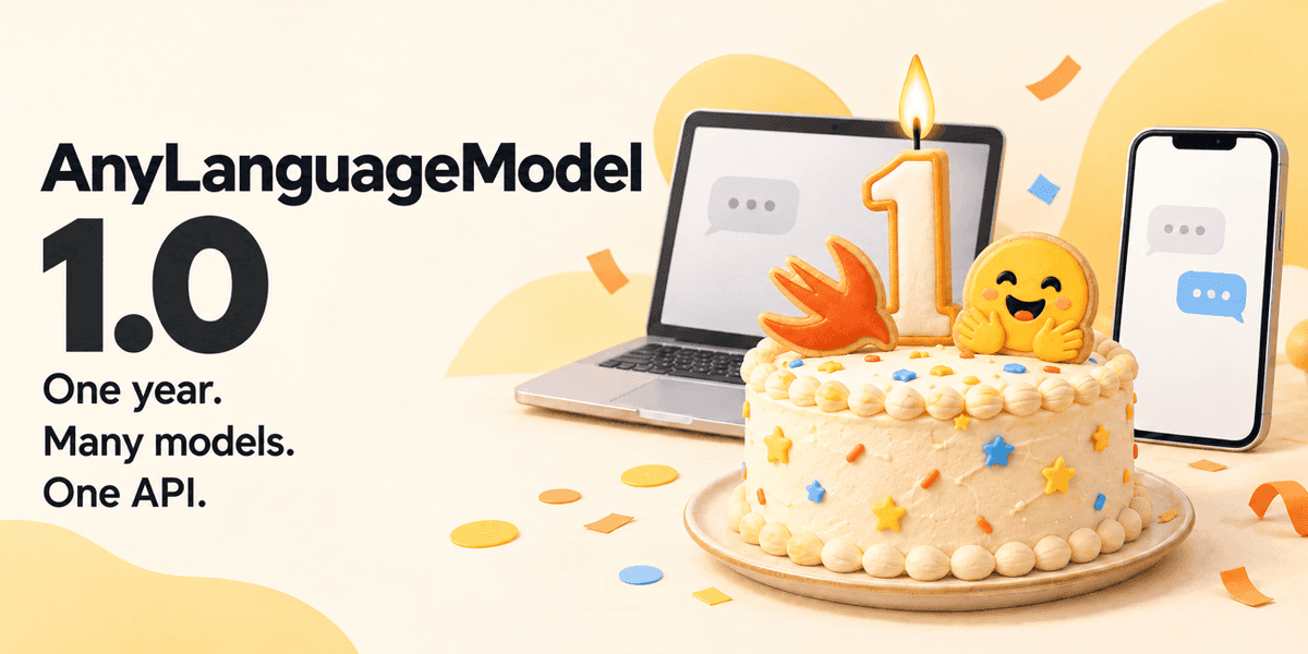 AnyLanguageModel 1.0 chega e unifica modelos locais e hospedados nas plataformas da Apple