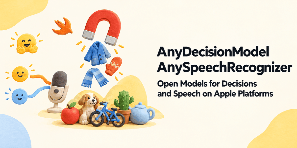 Hugging Face lança AnySpeechRecognizer e AnyDecisionModel para rodar modelos abertos de fala e decisão em plataformas Apple