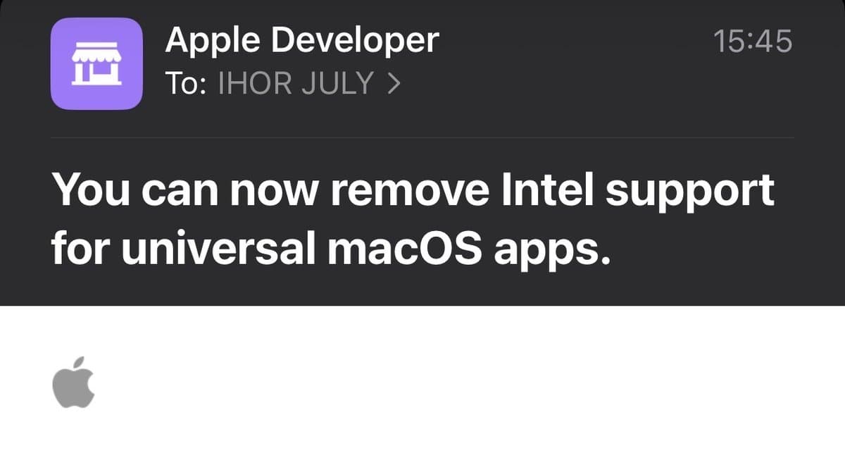 Apple facilita para desenvolvedores Mac abandonarem o suporte a processadores Intel