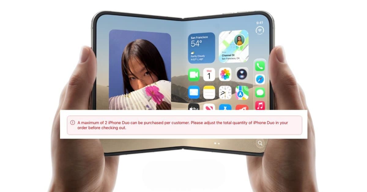 Apple impõe limite de dois iPhone Duo por cliente para combater revenda