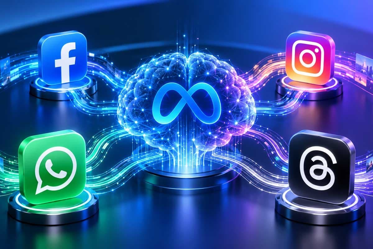 Apps sociais da Meta estão crescendo, e as recomendações de IA são a razão