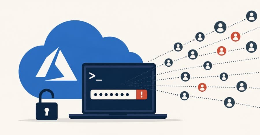 Ataque de password spray à Azure CLI compromete dezenas de contas corporativas em nuvem
