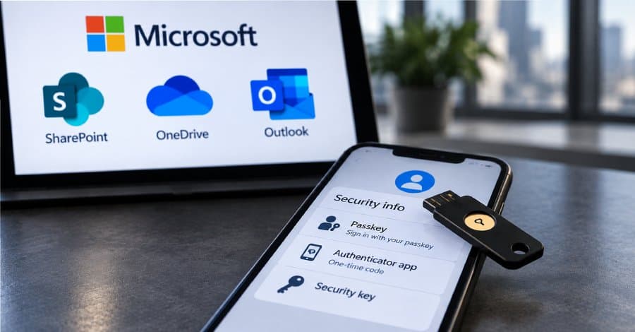 Ataques de Phishing Usam Passkey para Sequestrar Contas Microsoft Cloud e Exfiltrar Dados