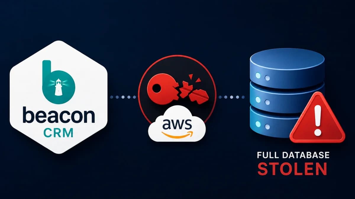 Beacon CRM Confirma Roubo Total de Banco de Dados Após Violação de Chave de Acesso AWS