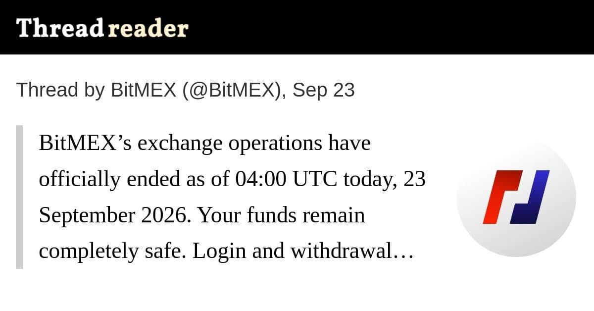 BitMEX encerra operações de sua plataforma de exchange