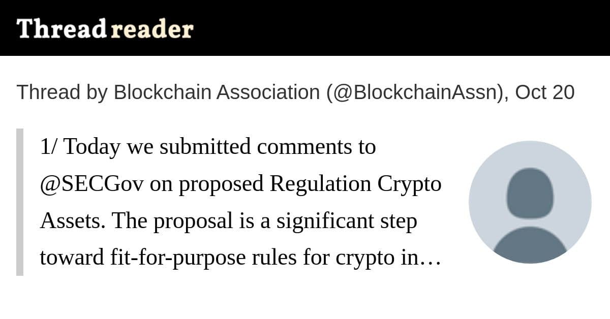 Blockchain Association envia comentários à SEC sobre proposta de regulamentação