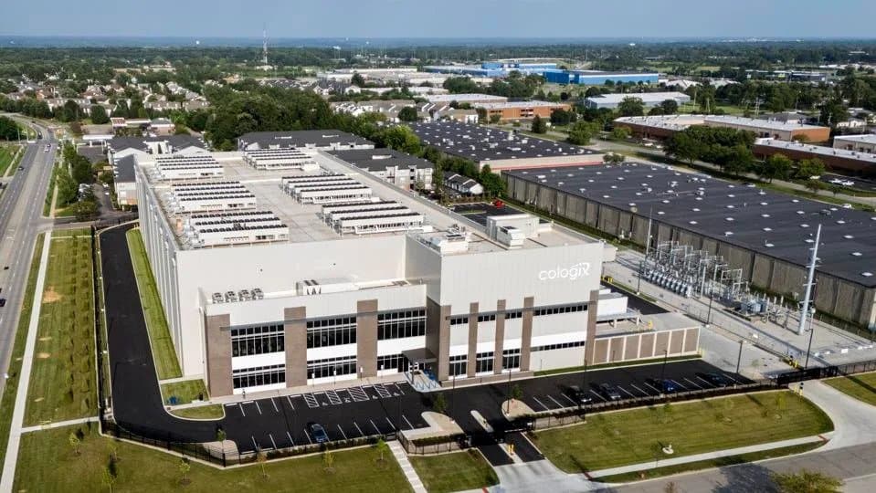 Aerial of COL4 AI Data Center