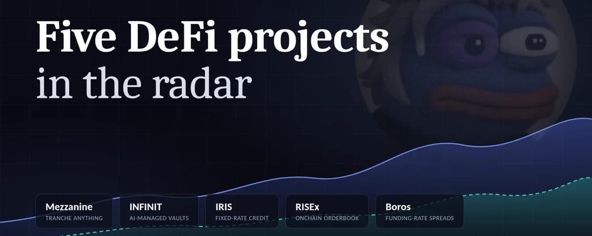Cinco projetos emergentes de DeFi que vale acompanhar