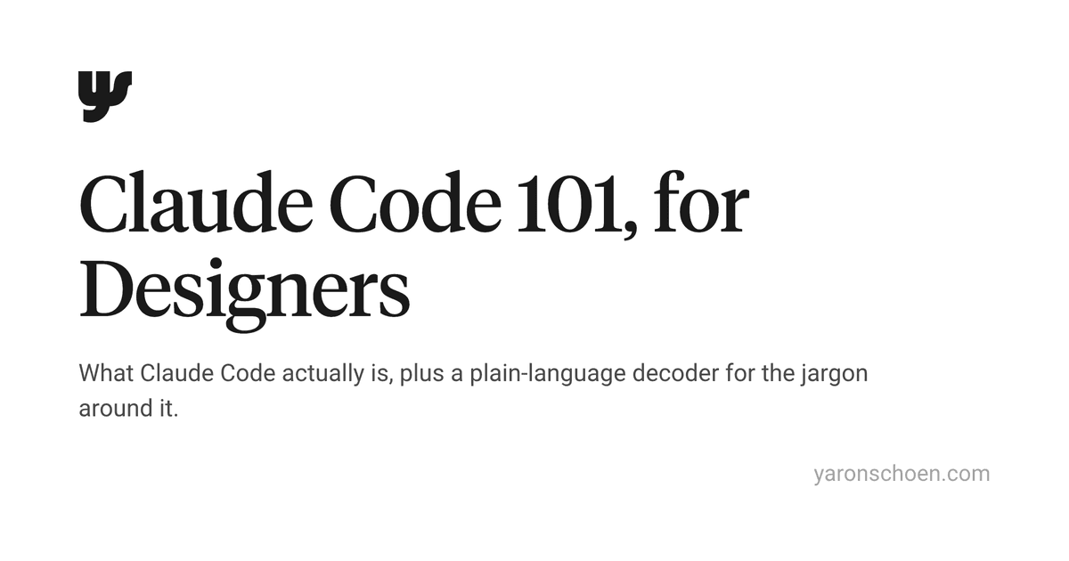 Claude Code 101: Um Guia para Designers sobre a Ferramenta Terminal da Anthropic