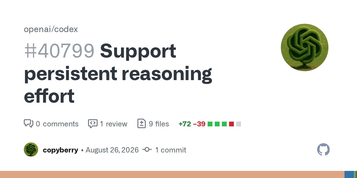 Codex adiciona capacidade de raciocínio persistente e tipos TypeScript