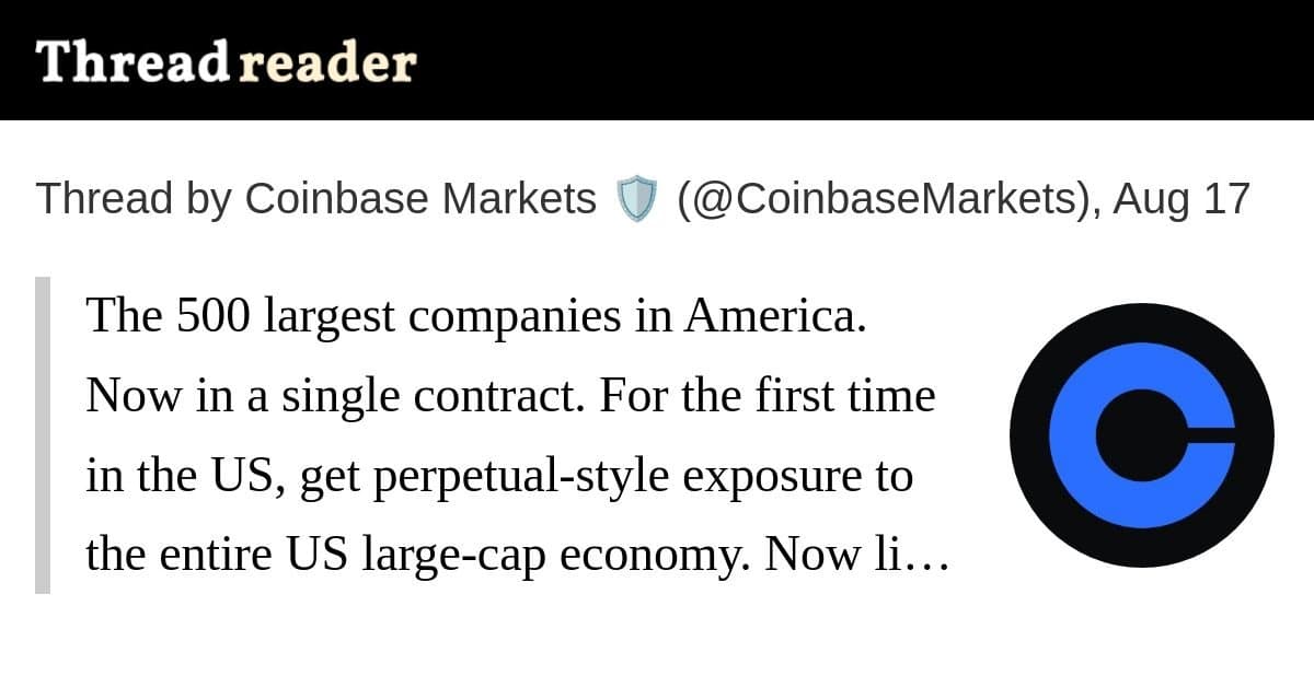 Coinbase Derivatives Lança Contratos Perpétuos de S&P 500 nos EUA