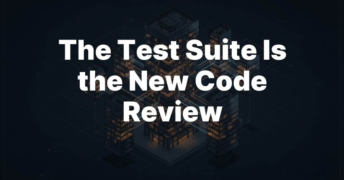 Com agentes de IA, a suíte de testes redefine o processo de code review