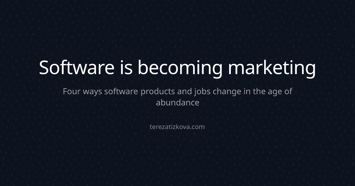 Como a abundância de software está transformando o desenvolvimento em marketing