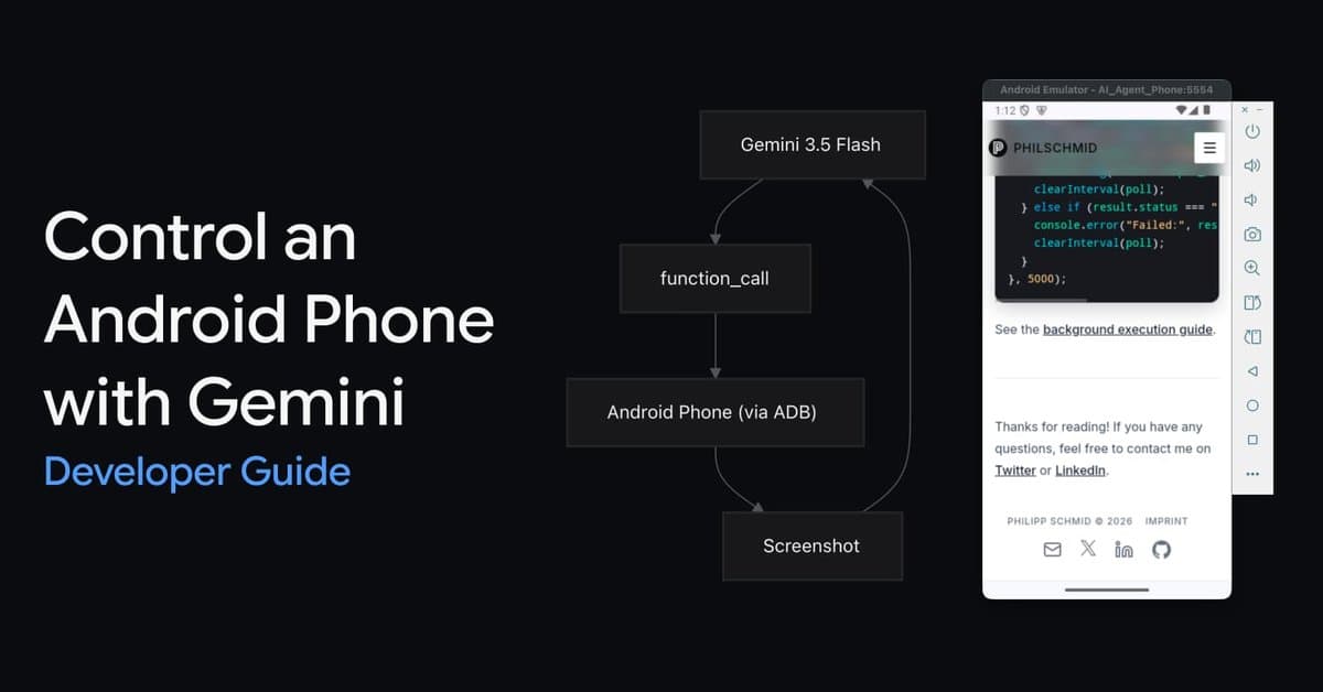 Como controlar um celular Android com o Gemini 3.5 Flash Computer Use