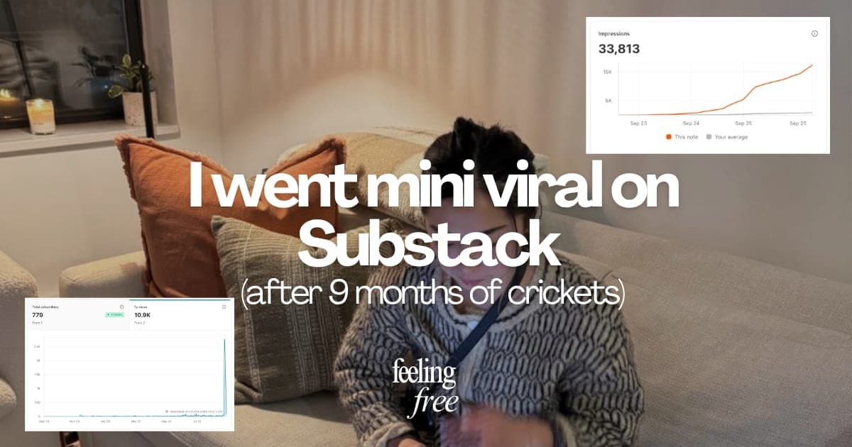 Como minha newsletter Substack viralizou (após 9 meses de silêncio)