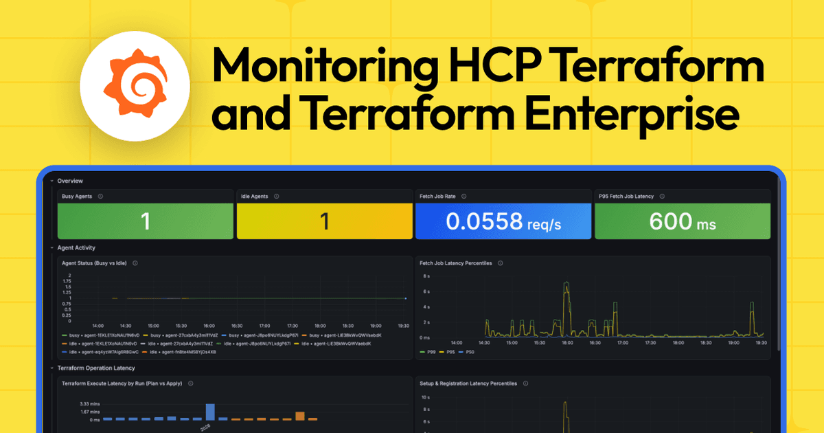 Como monitorar HCP Terraform e Terraform Enterprise com Grafana Cloud