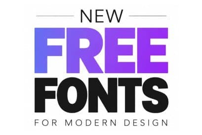 New Free Fonts for Modern Design