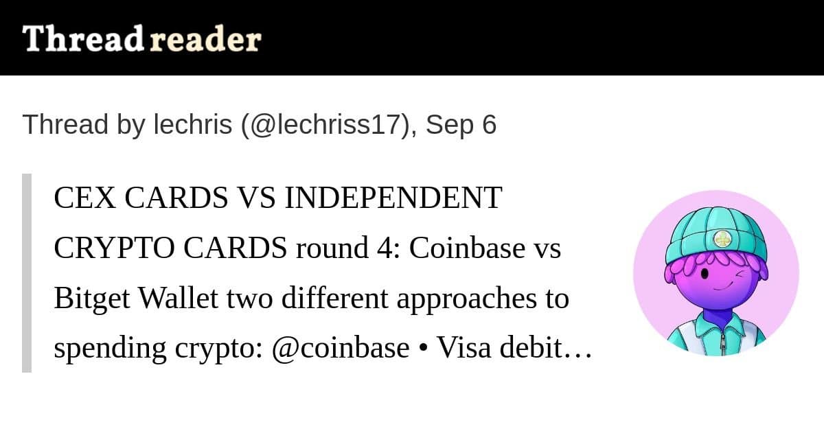 Comparativo: Cartões de débito cripto da Coinbase e Bitget Wallet