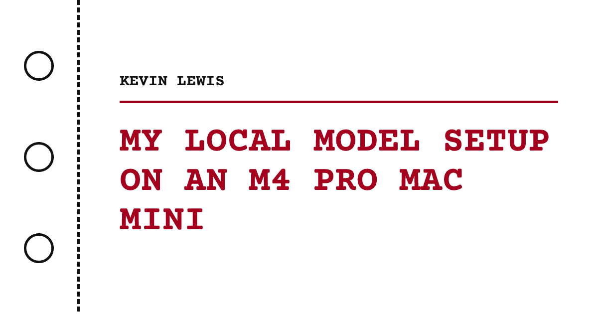 Configuração de Servidor LLM Local em Mac mini M4 Pro Promete Otimização e Segurança