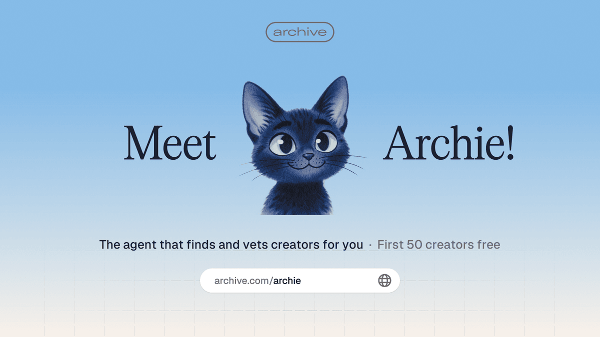 Conheça o Archie: A IA que revoluciona a busca por creators no Slack e Teams