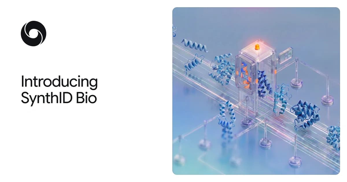 DeepMind apresenta SynthID Bio: marca d'água para proteínas geradas por IA