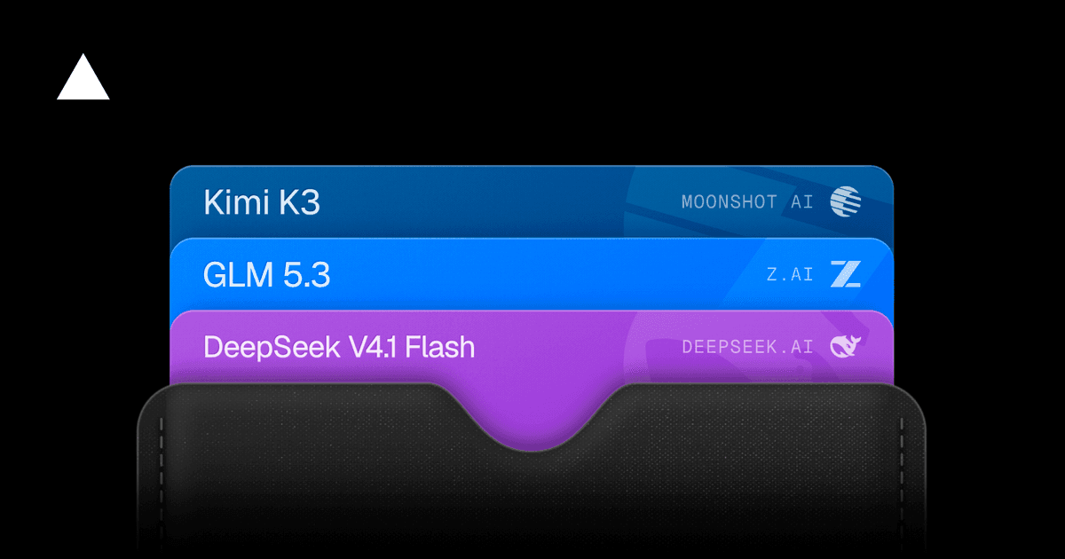 DeepSeek V4.1 Flash chega ao Token Pass da Vercel ao lado de Kimi K3 e GLM 5.3