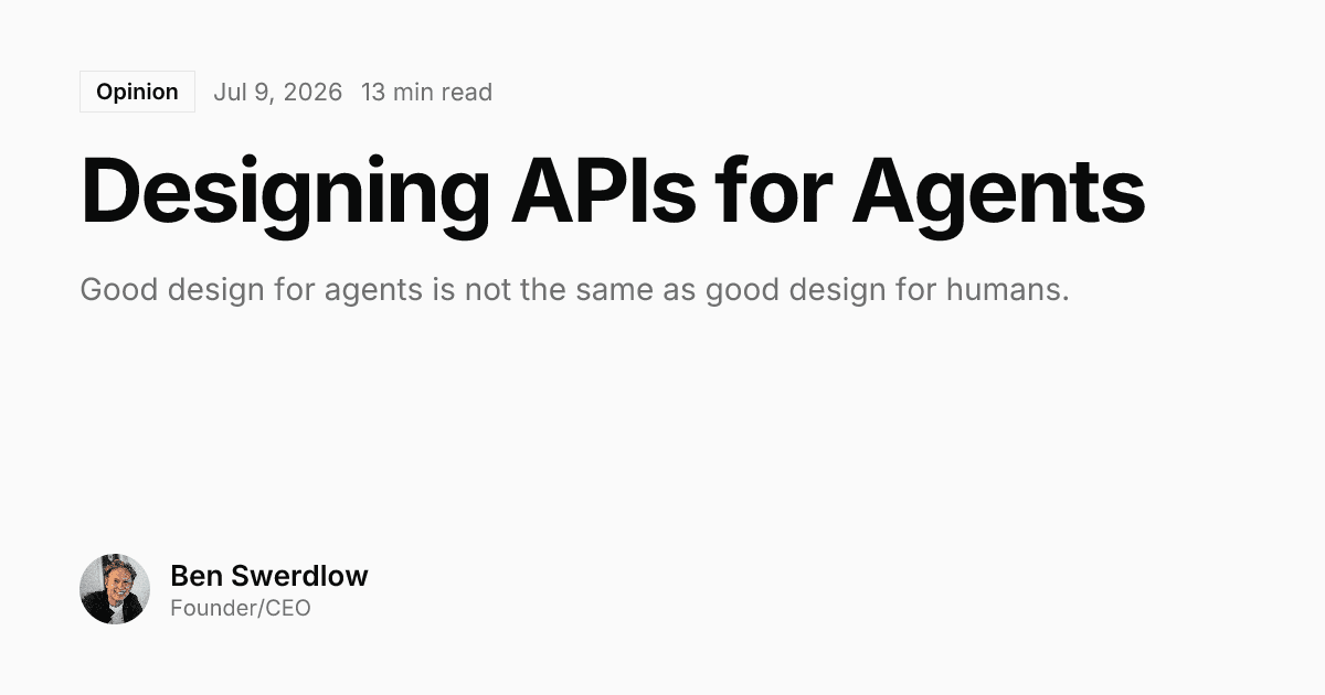 Desenho de APIs Otimizadas para Agentes de IA