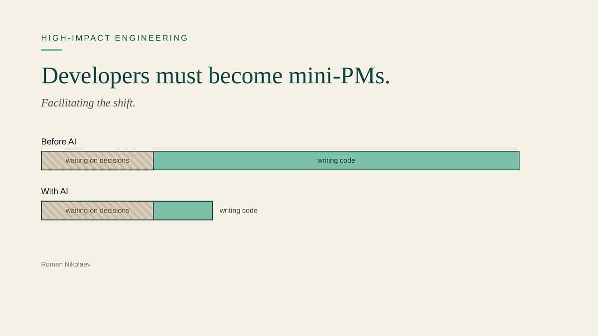 Desenvolvedores precisam se tornar mini-PMs