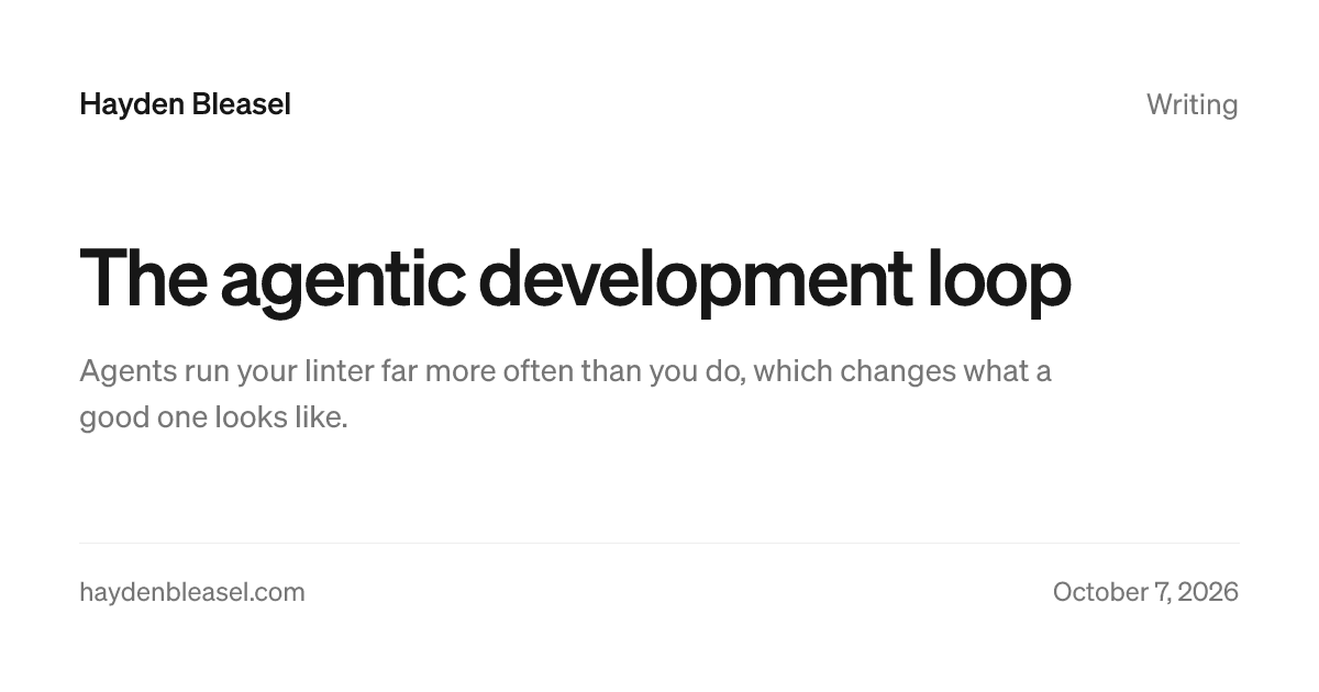 Desenvolvimento Agentic Transforma Ferramentas de Linting com Checagens Automatizadas