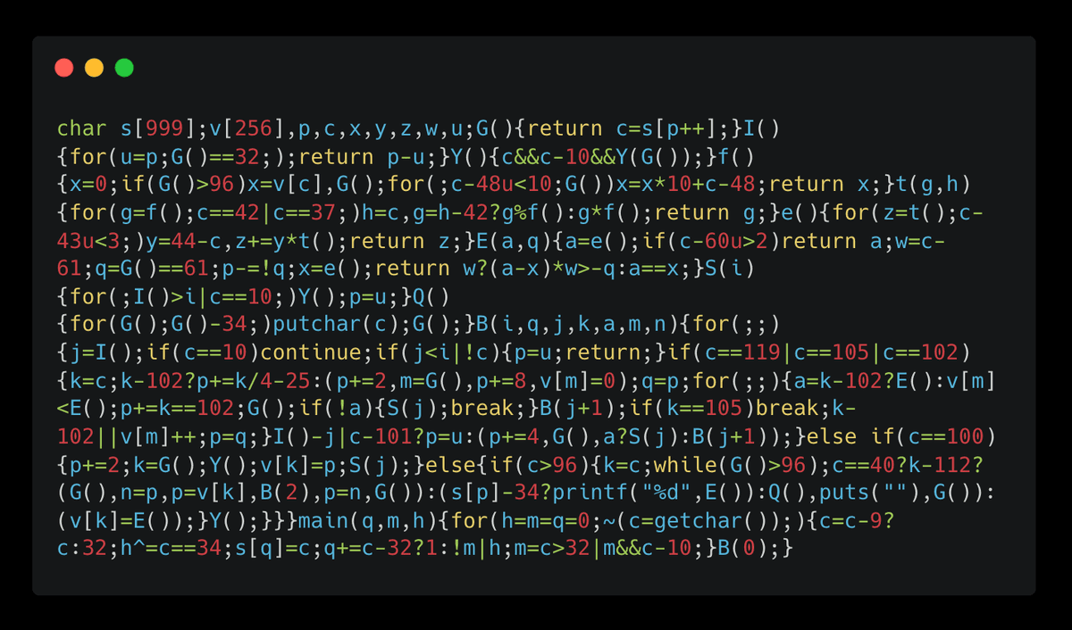 Desenvolvimento de Interpretador Python em Apenas 1024 Bytes