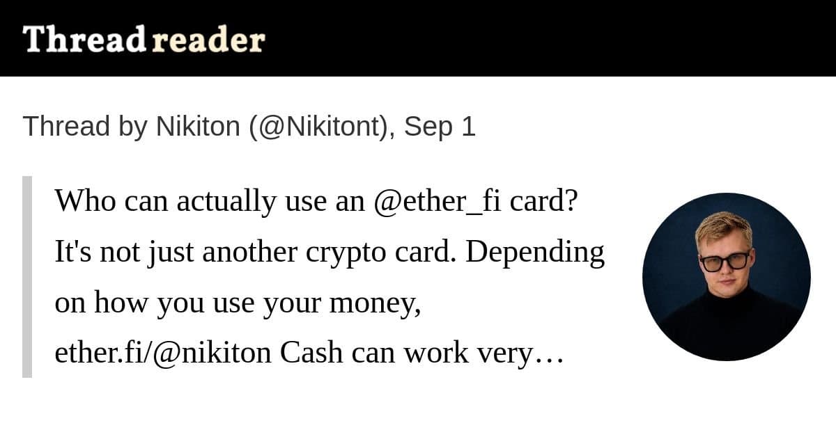 Desvendando os Casos de Uso do Cartão ether.fi Cash para Diferentes Perfis de Usuário