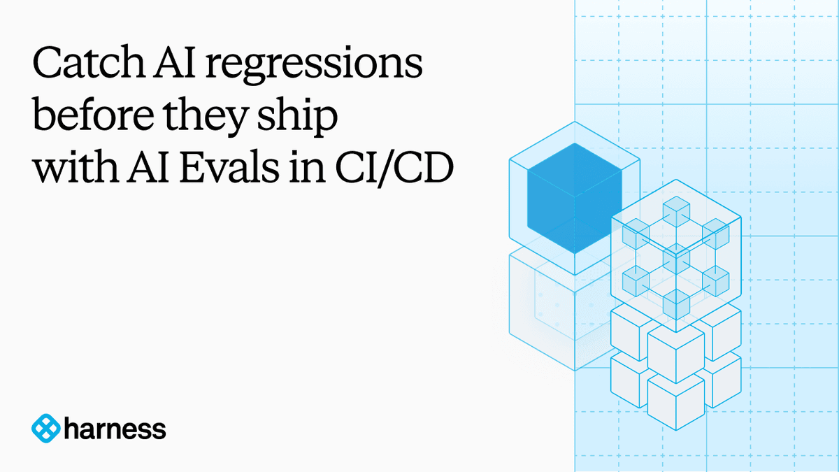 Detecte regressões de IA antes da produção com AI Evals no CI/CD