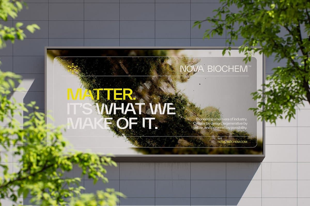 Fable&Co. desenvolve a primeira identidade visual da pioneira em lignina Nova Biochem