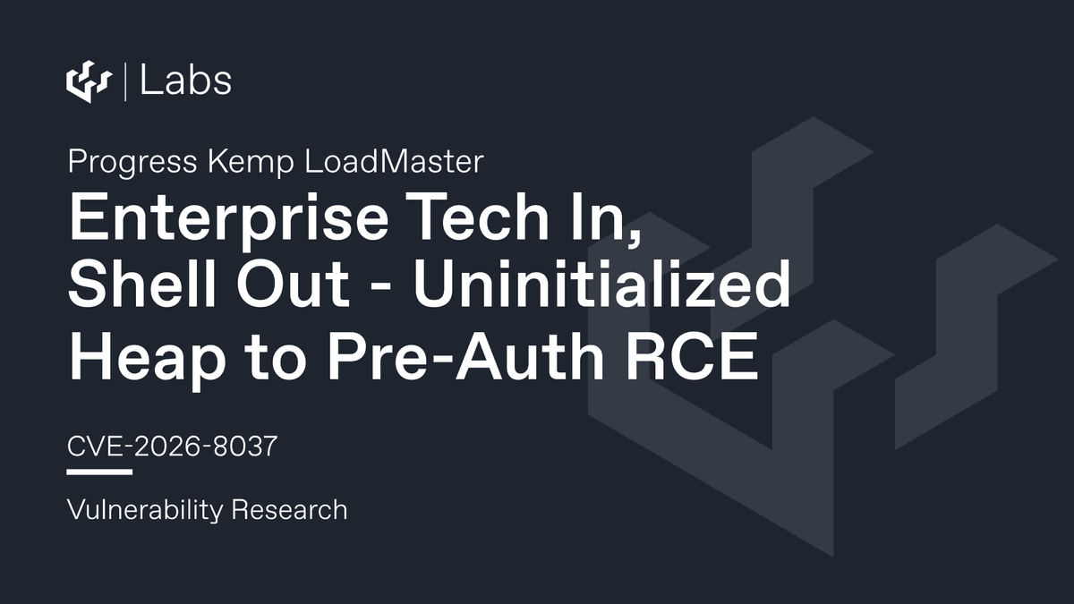 Falha de RCE pré-autenticação no Progress Kemp LoadMaster expõe sistemas via API