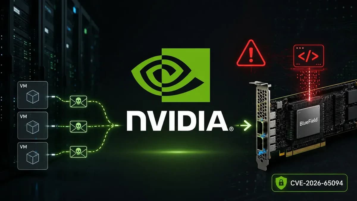 Falha no NVIDIA BlueField Permite Execução de Código em VMs via Mensagens Maliciosas