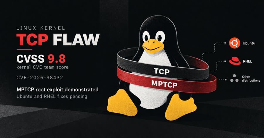 Falha no TCP do kernel Linux com CVSS 9.8 afeta Ubuntu, Red Hat e outras distribuições