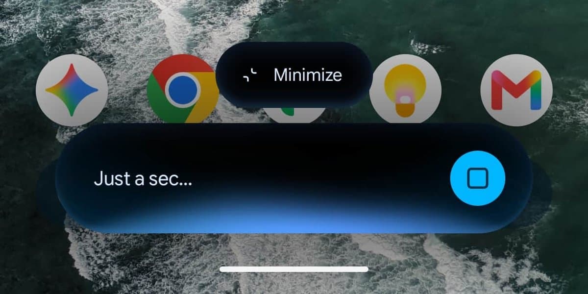 Gemini no Android ganha recurso de minimização em bolha flutuante e multitarefas