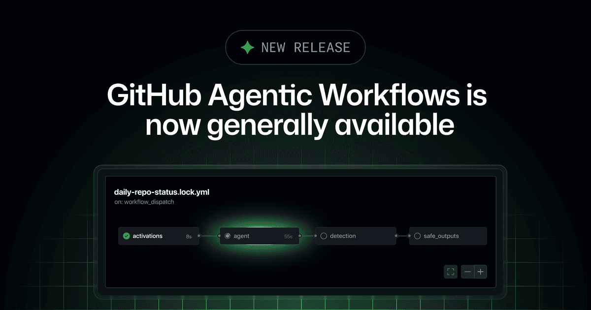 GitHub Agentic Workflows chega à disponibilidade geral